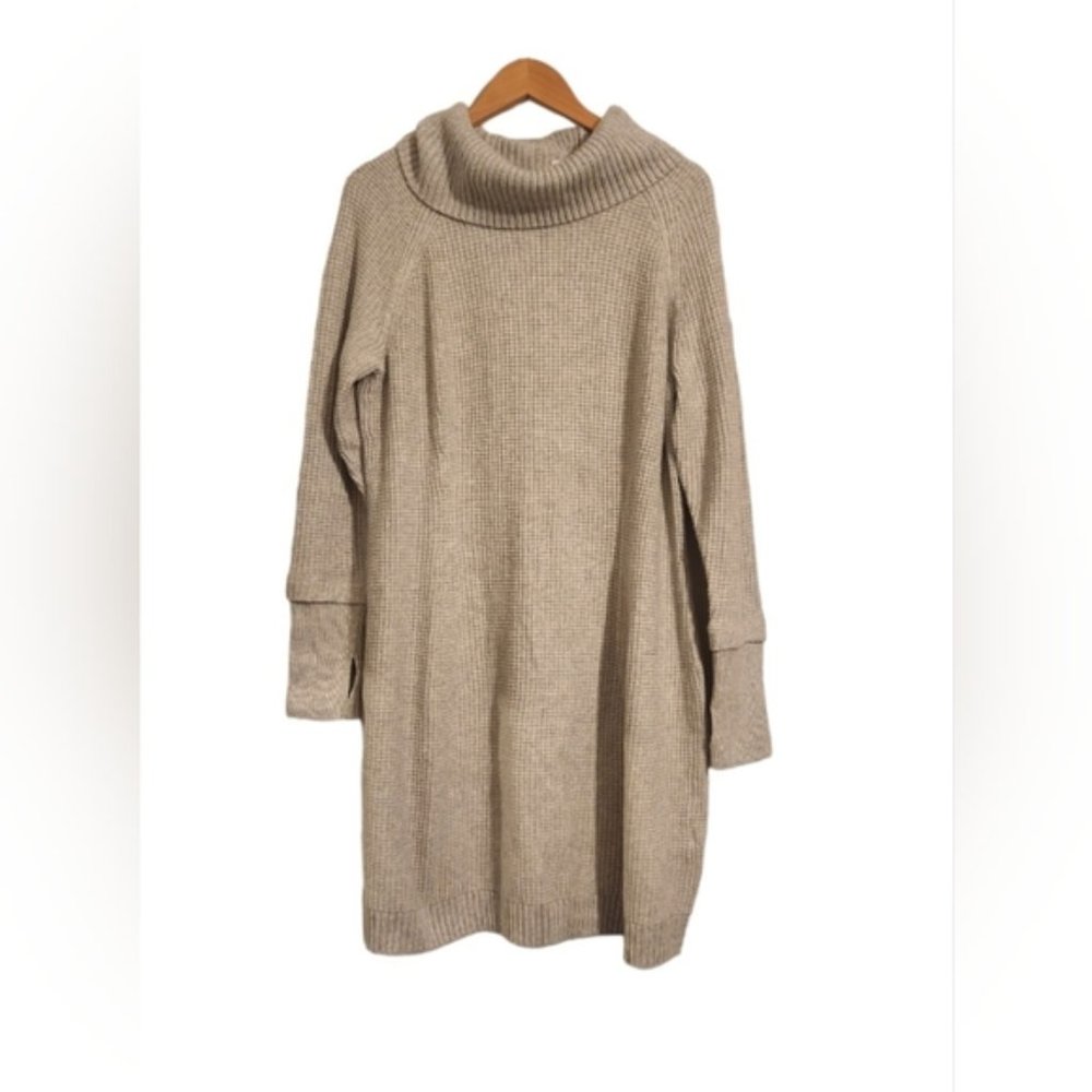 Sweater Knit Dress Light Gray - Worn Once!